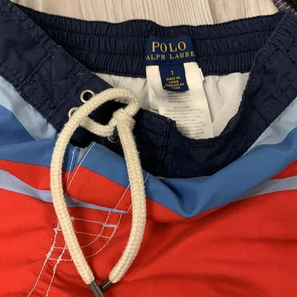 Two boys bathing suits. Size 7. Polo and Hurley - Picture 2 of 5